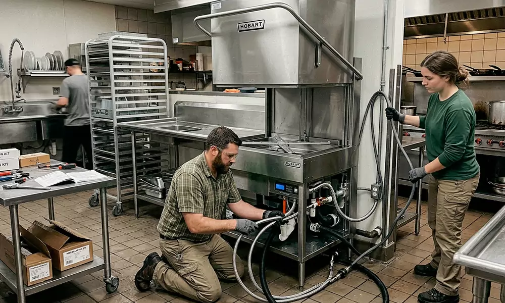 Commercial Dishwasher Installation in Cornelius, NC