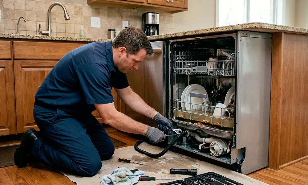 Dishwasher Not Draining Repair in Cornelius, NC