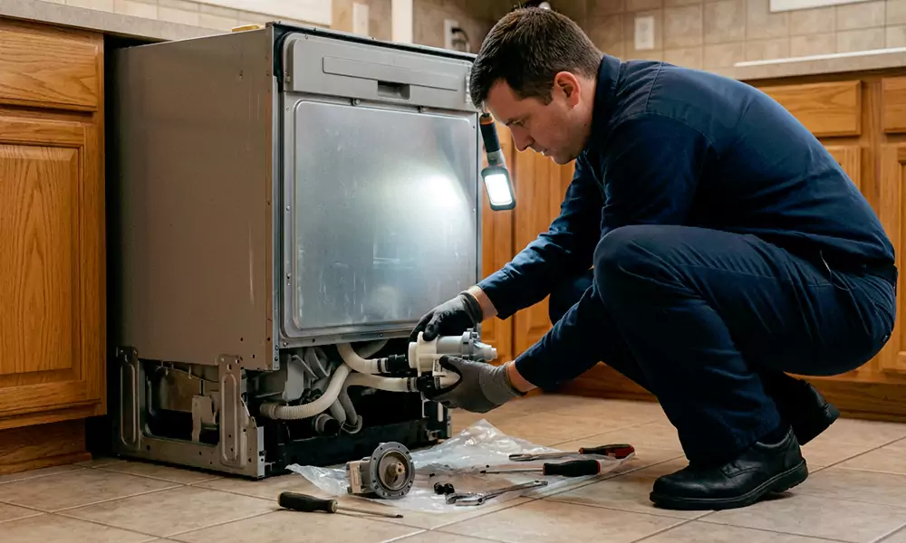 Dishwasher Pump Replacement in Cornelius, NC