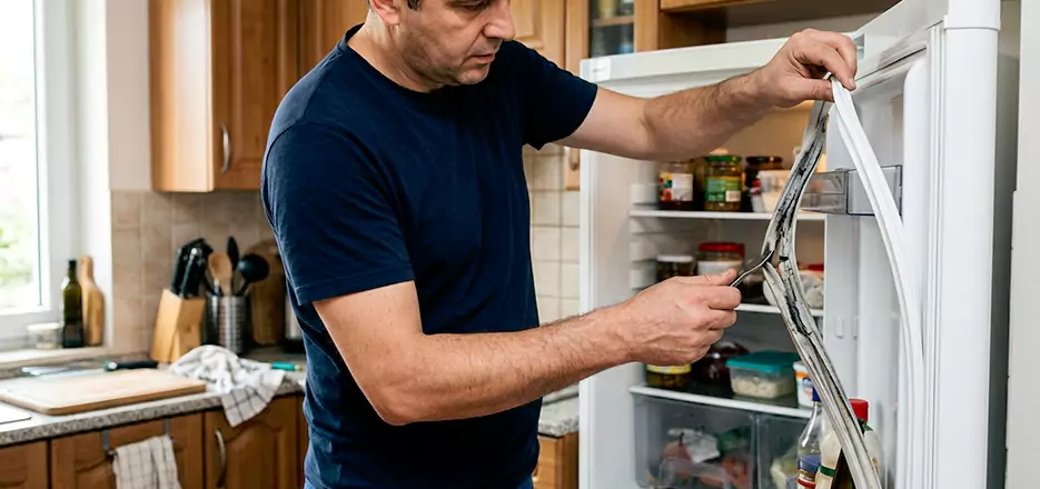 Replace Worn Refrigerator Seal in Cornelius